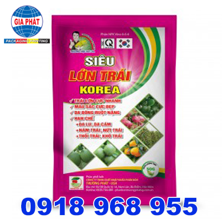 In túi phân bón 200g| baobigiaphat.vn